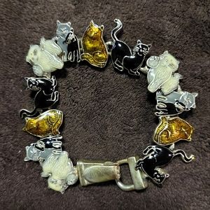 7" Cats Bracelet, With Magnetic Closure!